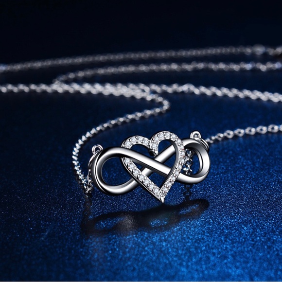 Infinity Heart Necklace - Picture 2 of 9